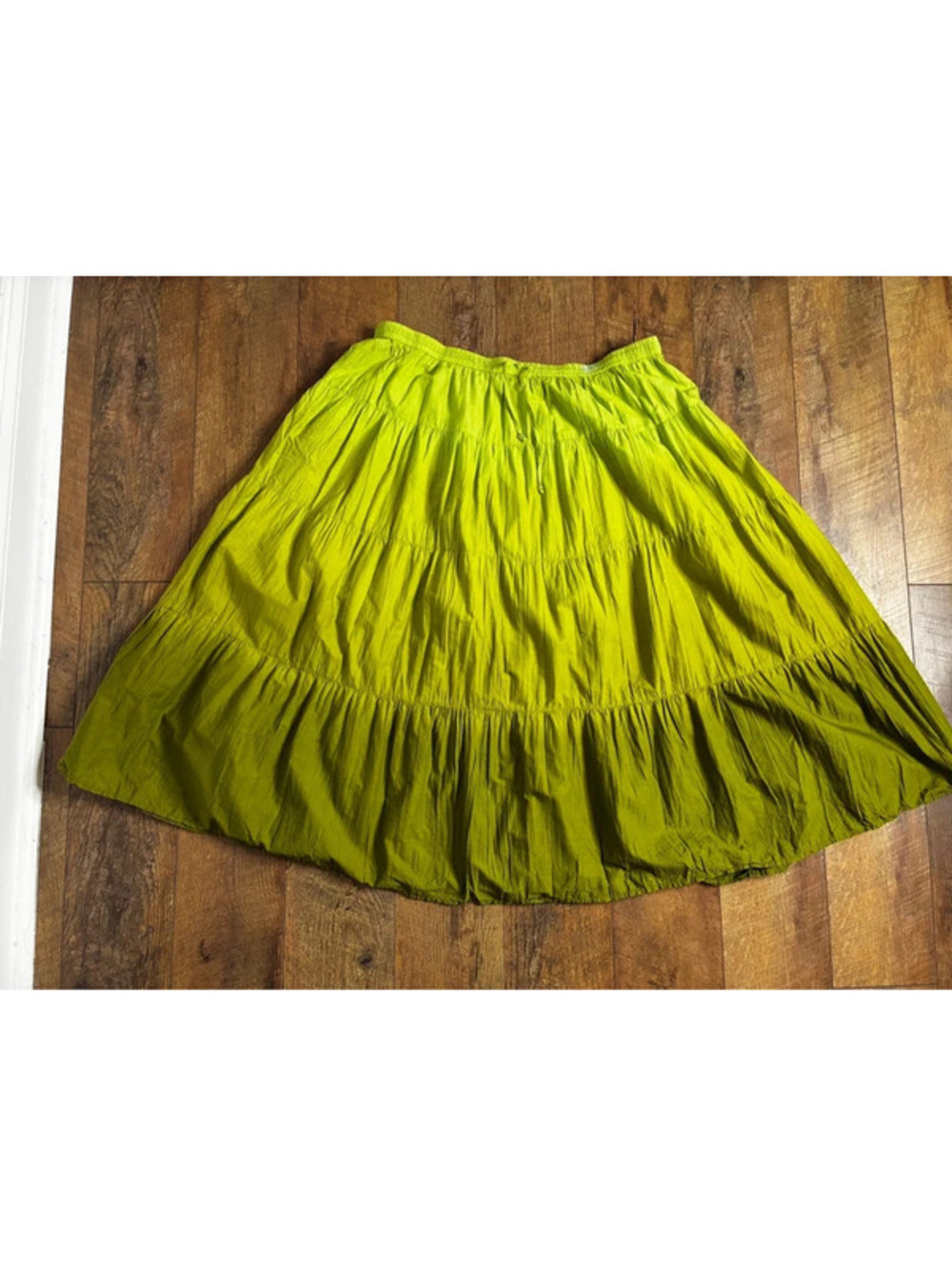 Vintage First Issue Green Ombre Midi Skirt Sz 16 Wilderkind Fairygrunge